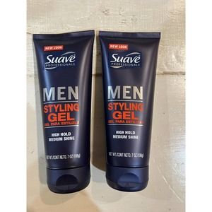 2-Pack Suave Professionals Men's Styling Gel Firm Hold, Salon 7 oz DISCONTINUED